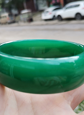 加宽加厚冰种民族风女款情侣手镯