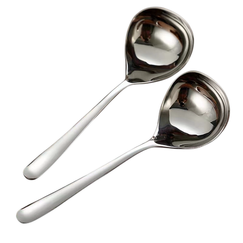 不锈钢勺子成人喝汤勺加厚长柄家用厨房调味喝粥勺大号盛汤匙