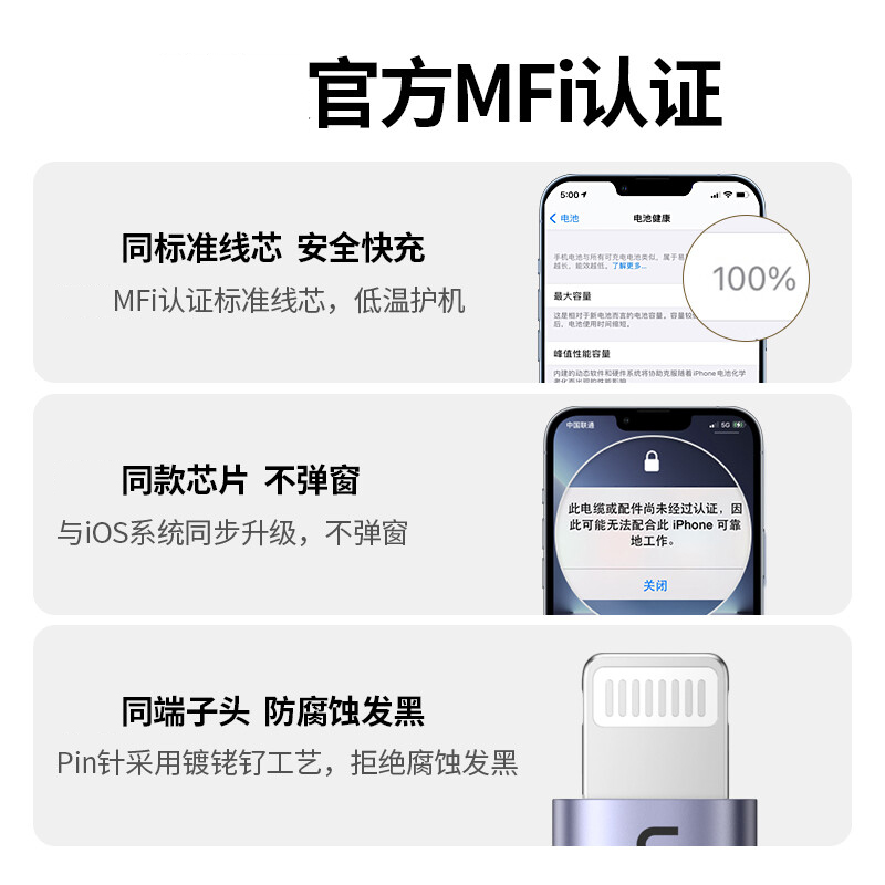 绿联适用于苹果数据线Carplay车载弹簧伸缩线USB接口iPhone14充电线PD快充线编织原装TypeC转Lightning汽车短 - 图0