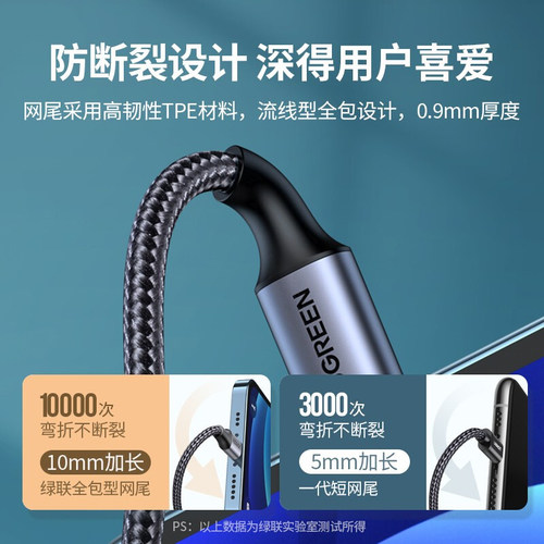 绿联MFI认证Lightning数据线USB手机充电线Carplay编织适用于苹果ipad/iPhone14pro13xs12xr11长8p平板7p6s短 - 图2