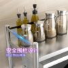 304 stainless steel kitchen storage rack countertop storage rack microwave oven rack cabinet compartment rack customizable