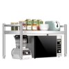 304 stainless steel kitchen storage rack countertop storage rack microwave oven rack cabinet compartment rack customizable