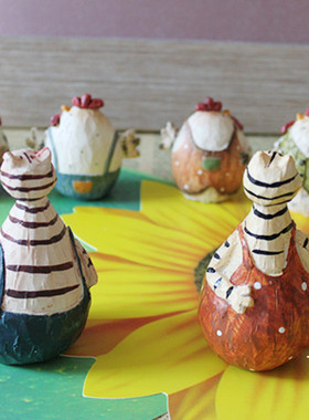 摆件手绘生日礼物工艺品包邮