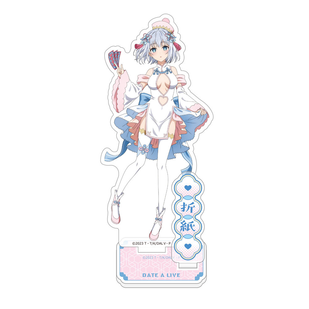 新款约会大作战粉彩中国风狂三十香琴里折纸四糸乃双插立牌摆件,淘宝优惠券,粉丝福利购,淘宝优惠卷