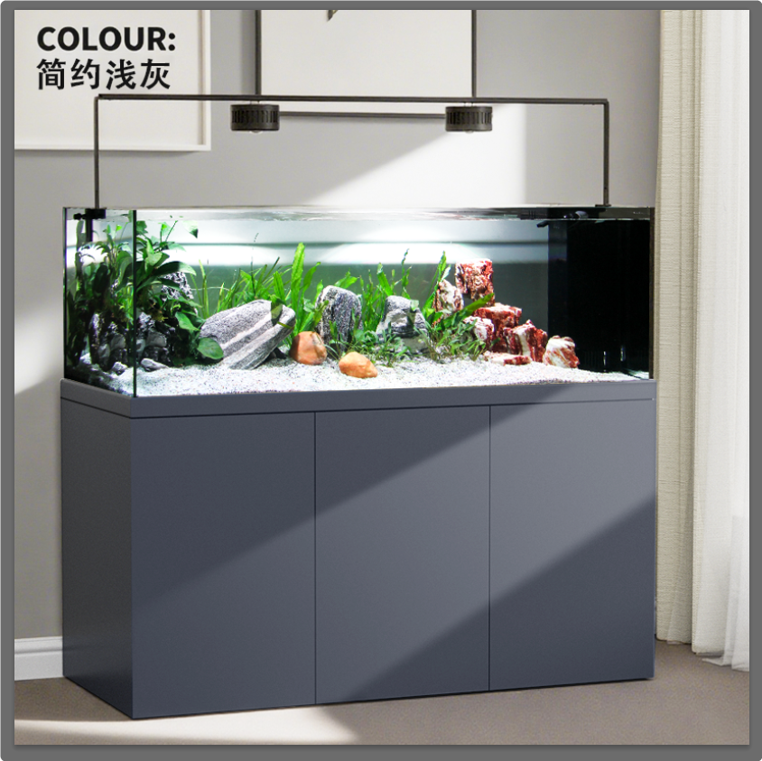 原生态野采溪流缸鱼缸2025新款客厅办公室超白造景底滤鱼缸免换水,淘宝优惠券,粉丝福利购,淘宝优惠卷