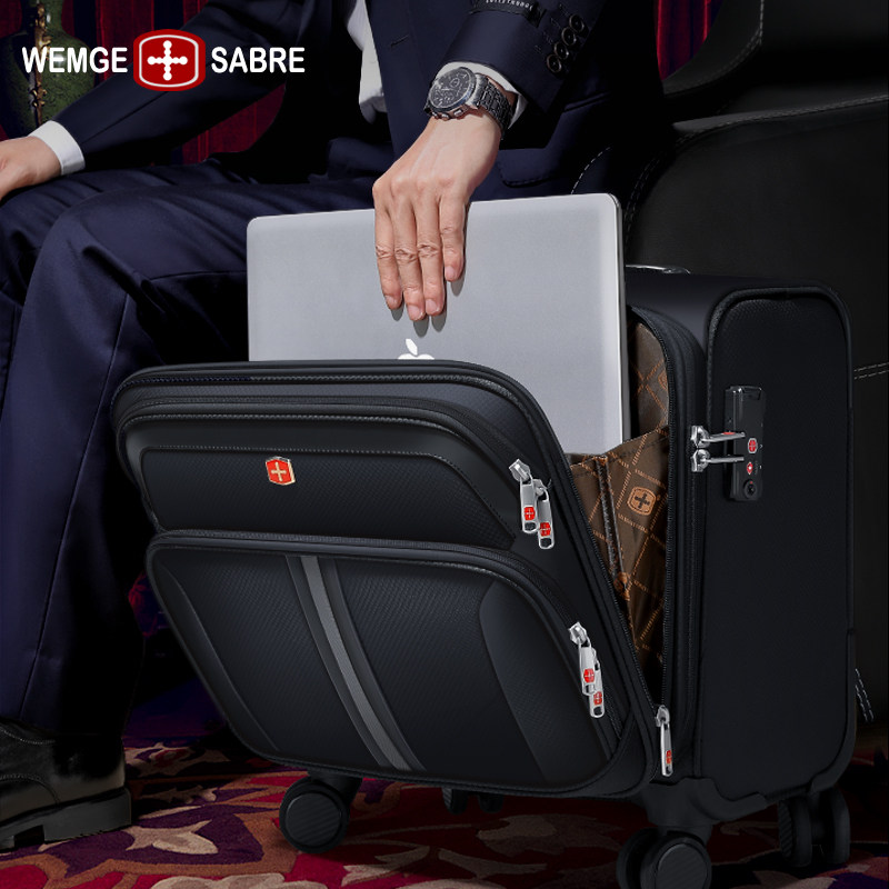 瑞士军刀万向轮18寸手提男16拉杆箱 wemgesabre箱包旅行箱