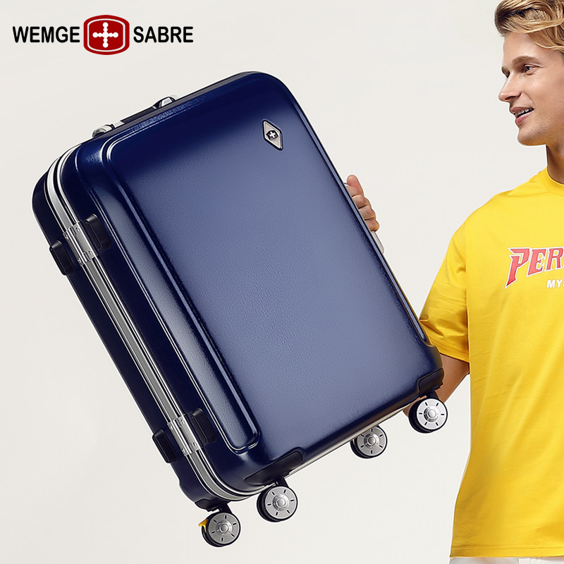 瑞士军刀万向轮24寸ins登机箱子 wemgesabre箱包旅行箱