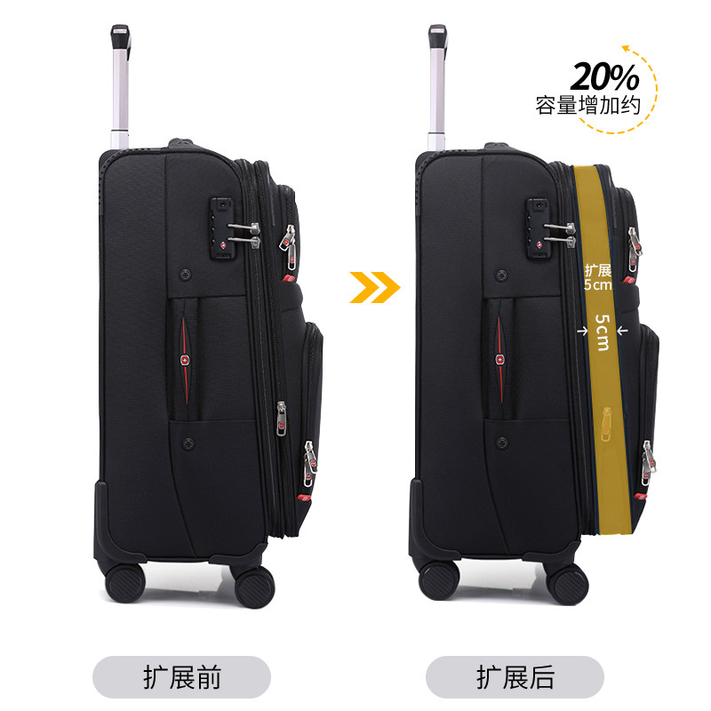 瑞士军刀男生牛津布超大容量拉杆箱 wemgesabre箱包旅行箱