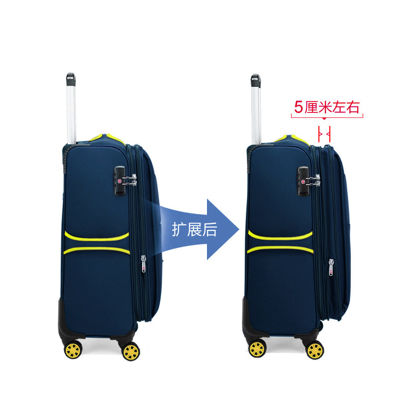 瑞士军刀万向轮帆布男牛津布密码箱 wemgesabre箱包旅行箱