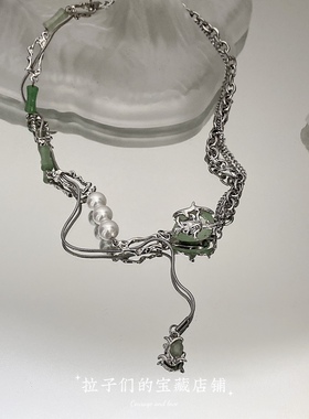 新中式项链竹节无性别流苏