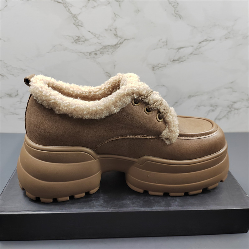 品牌女鞋松糕玛丽珍鞋女乐福鞋爆款加绒小个子增高6cm小皮鞋厚底,淘宝优惠券,粉丝福利购,淘宝优惠卷