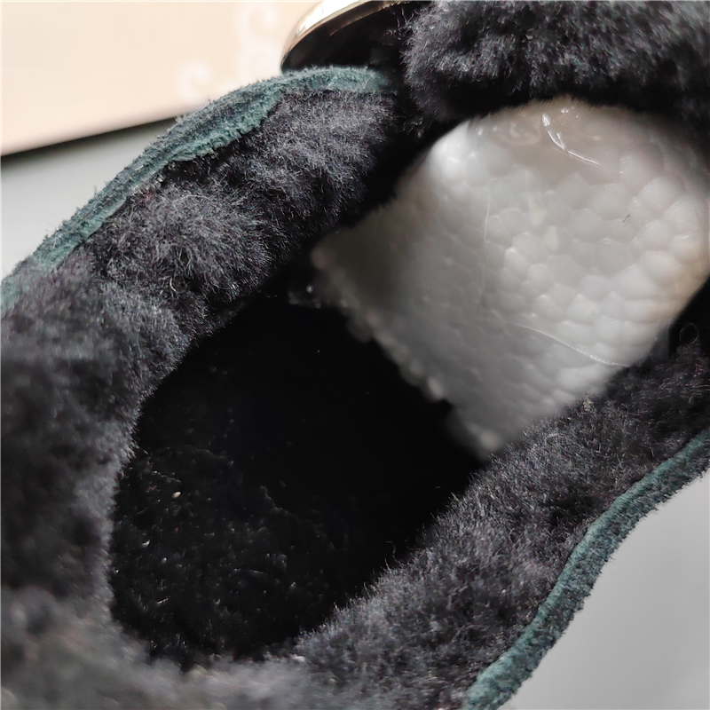 专柜正品真皮软底勃肯鞋女2025秋冬新款加绒保暖棉鞋厚底雪地靴潮 - 图3