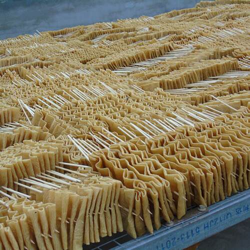 豆腐串豆干串100串豆皮干货山东特产炸串火锅食材烧烤豆制品干货 - 图0