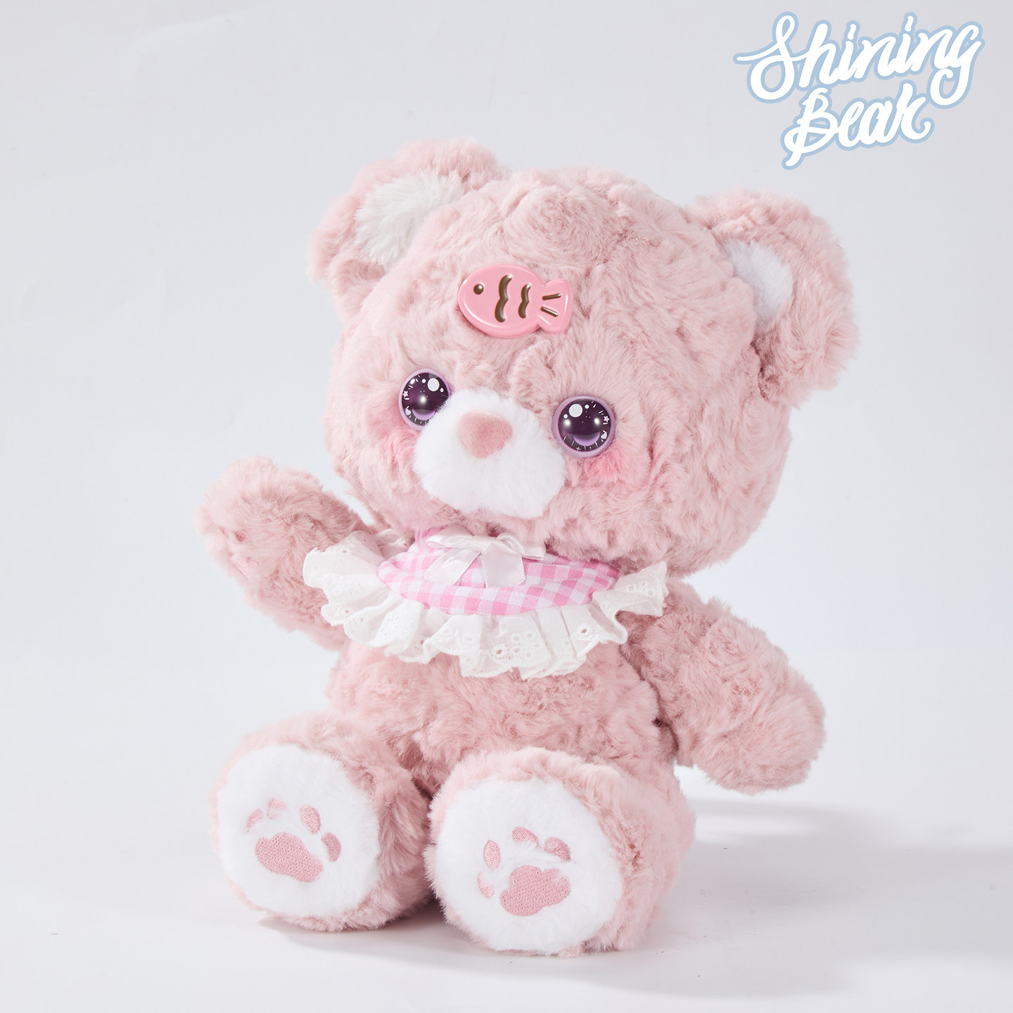 /礼盒款/30厘米摩卡熊粉色骨架小熊送礼物送女友陪伴小熊战士可爱,淘宝优惠券,粉丝福利购,淘宝优惠卷