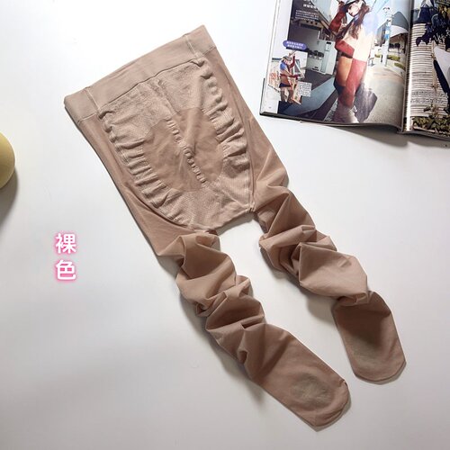 飘花伊人530春秋连裤袜30D丝袜女比基尼裆防滑水光打底裤裸感美颜 - 图0