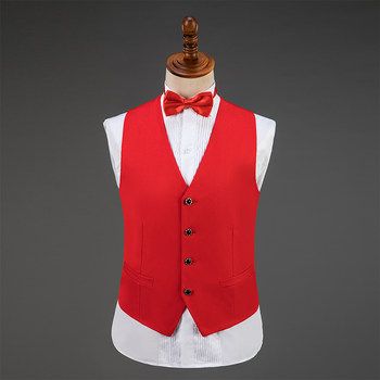 Summer Slim suit Vest Men's suit Vest Vest Groomsmen Colorful Stage Performance Chorus Costumes