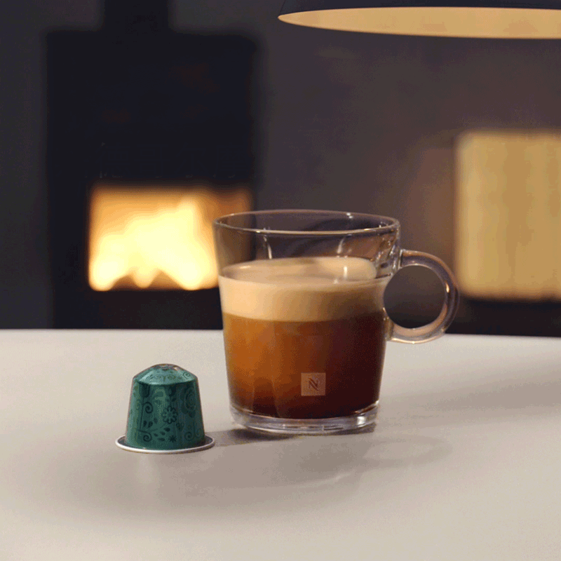 NESPRESSO雀巢胶囊咖啡 斯德哥尔摩大杯进口意式浓缩黑咖啡10颗装