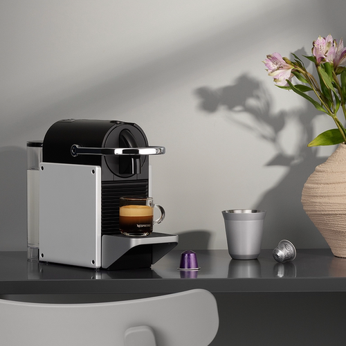 【礼物】Nespresso奈斯派索咖啡机家用小型进口Pixie含咖啡胶囊 - 图1