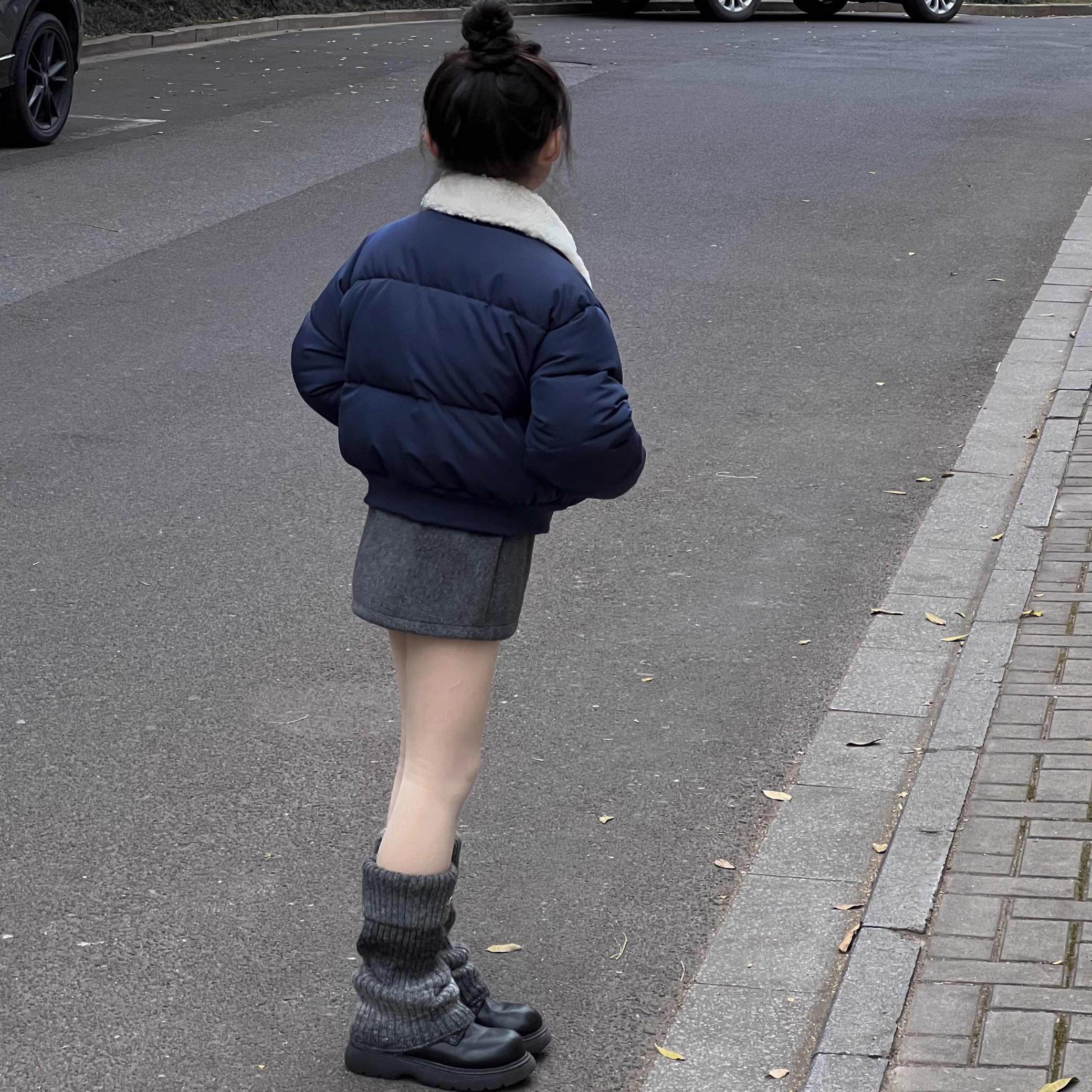 秋冬加厚绒女童仿羊毛呢半身裙法式高腰显瘦洋气百搭儿童a字短裙9,淘宝优惠券,粉丝福利购,淘宝优惠卷