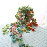 Симуляция Gardenia Flower Vine, Vorce, Vine Vine Barg Capted Tipe Оберните крытое фоновое окно Устром Украшения и крышка