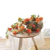 Симуляция Gardenia Flower Vine, Vorce, Vine Vine Barg Capted Tipe Оберните крытое фоновое окно Устром Украшения и крышка