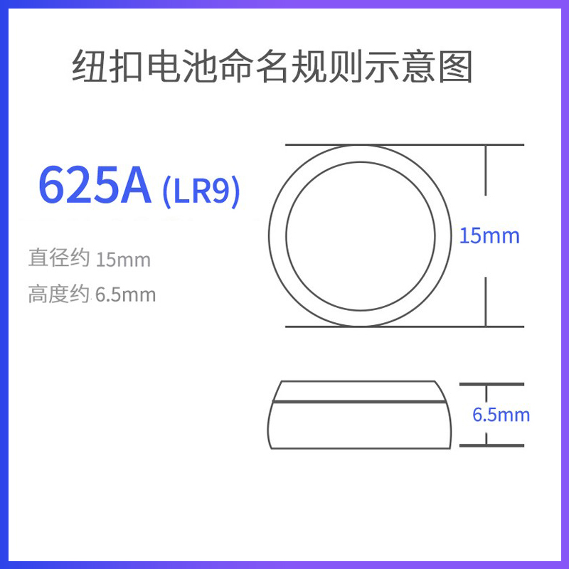 CNB 625A LR9车钥匙相机血糖仪奥林巴斯om1 L1560F 1.5V纽扣电池 - 图0