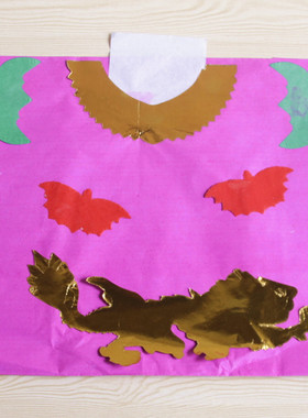 五色衣烧纸黄纸品一包50件