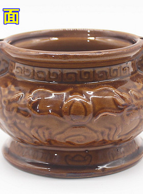 仿古金玉满堂陶瓷香炉供佛室内陶瓷居室家用佛禅意摆件寺庙