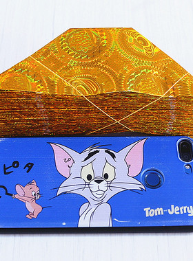 半成品大号镭射金元宝手工折叠纸