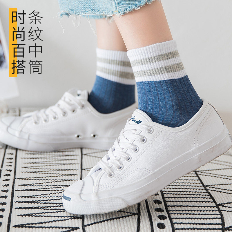 中筒纯棉春秋季分脚趾五指袜 mutesse短袜/打底袜/丝袜/美腿袜