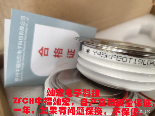 ZFCH中福灿宏 可控硅 晶闸管Y45KPEOT19L04230 带合格证 保一年 - 图1