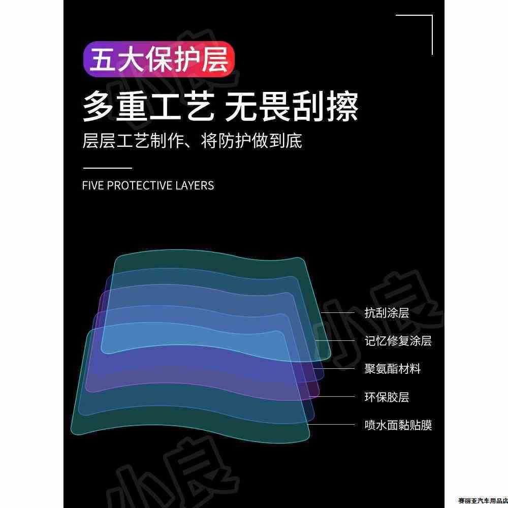 专用于长安CS85coupe内饰膜中控贴膜导航膜改装装饰TPU透明保护膜 - 图2