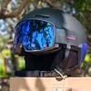 SALOMON ski helmet, helmet and snow goggles all in one