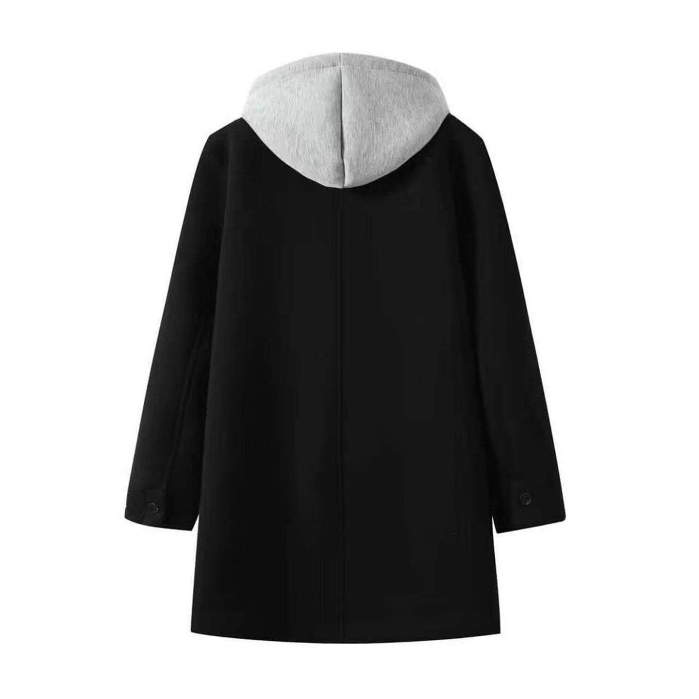 2025 秋冬季新品可拆连帽拼接风衣长袖西装大衣外套女8073039 800,淘宝优惠券,粉丝福利购,淘宝优惠卷