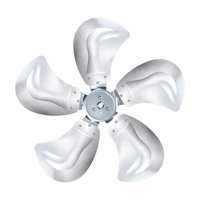 Thickened silver in various sizes, floor fan blades, industrial fan crawling electric fan aluminum blade accessories