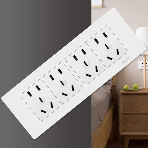 国际电工开关插座面板118型联排六孔十15孔墙壁暗装四位12多孔三 - 图0