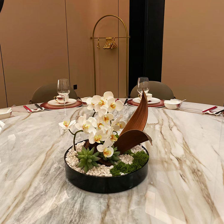 永生苔藓青苔蝴蝶兰扇叶绿植微景观酒店餐桌圆形花艺玄关摆件包邮,淘宝优惠券,粉丝福利购,淘宝优惠卷