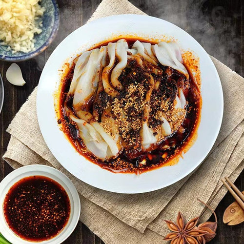 【刘丞相】汉中米皮开袋即食 320g*5袋  香辣美味 - 图3