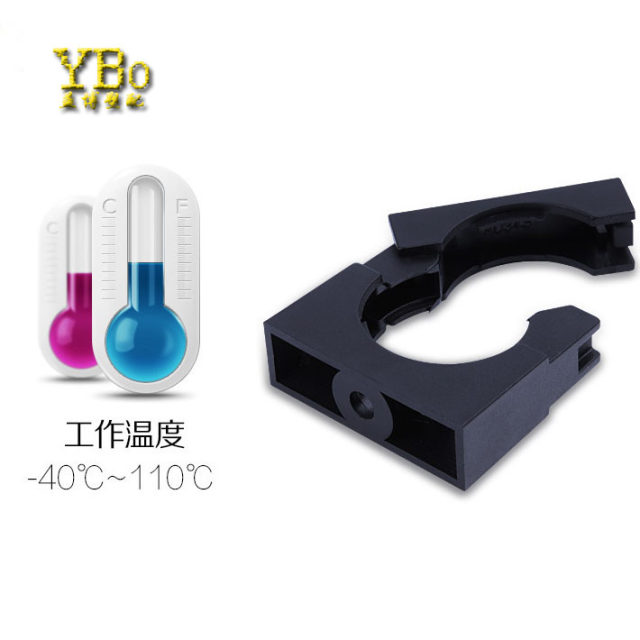 Square bracket bellows fixing seat with cover tube clamp