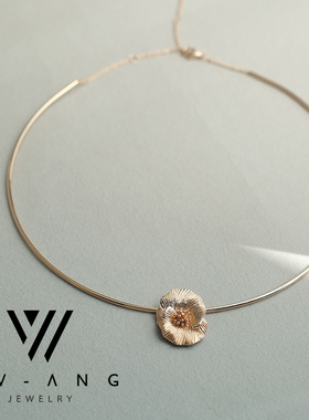 YW女法国原创设计项链个性