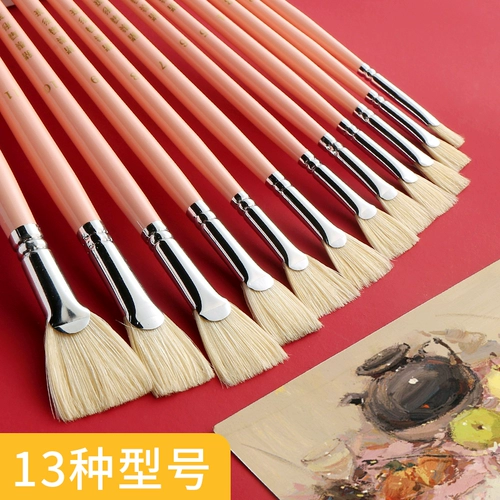 博格利诺 Гуашь, мел, художественный комплект, профессиональная художественная кисть, акварель, розовый акрил, 6 шт, 13 шт