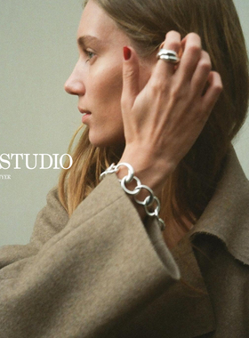 LieStudio椭圆多圆环串手链