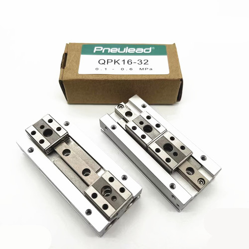 Pneulead纽立得气缸QPK20-40-80 QPK12-24-48 QPK16-32-64-R-SR07 - 图2