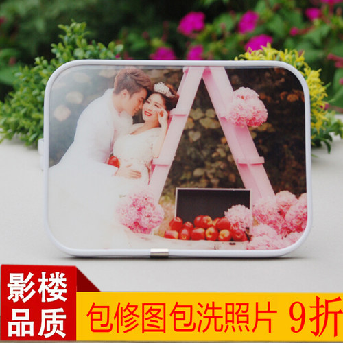 拉菲版画7-48寸摆台制作宝宝照全家福挂墙定制婚纱照冲印桌面相框 - 图1