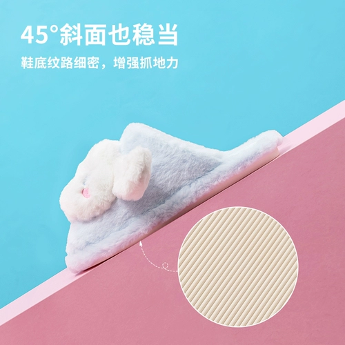 Miniso, sanrio, демисезонная женская плюшевая кукла, домашние тапочки
