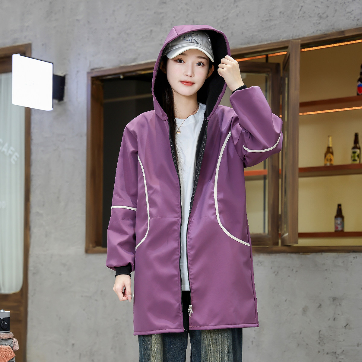 男女工作服防水罩衣厨房防风衣外套保暖耐脏加绒2024中长款logo,淘宝优惠券,粉丝福利购,淘宝优惠卷