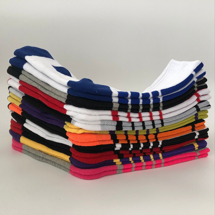 跨境男加厚篮球袜高筒精英袜吸汗透气长筒毛巾袜户外跑步运动袜子,淘宝优惠券,粉丝福利购,淘宝优惠卷