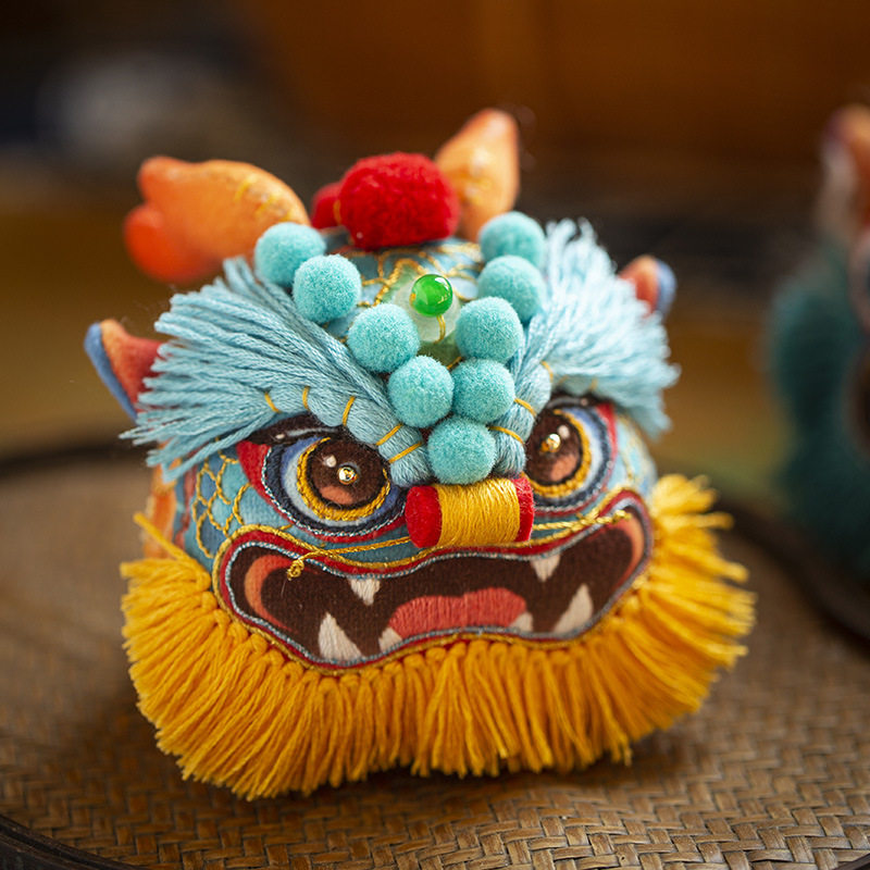 刺绣玩偶挂件手工diy布老虎端午节日非遗礼物国潮平安符送老外,淘宝优惠券,粉丝福利购,淘宝优惠卷