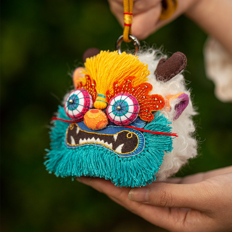 刺绣玩偶挂件手工diy布老虎端午节日非遗礼物国潮平安符送老外,淘宝优惠券,粉丝福利购,淘宝优惠卷