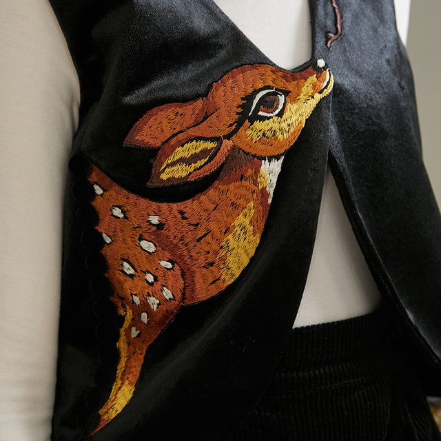 Kamo original design autumn vest single-breasted button